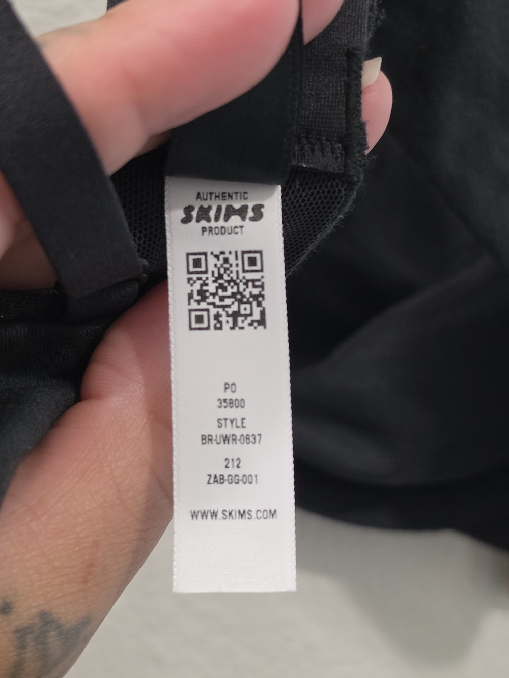SKIMS Cotton Jersey T-Shirt Bra 38B - Picture 4 of 6